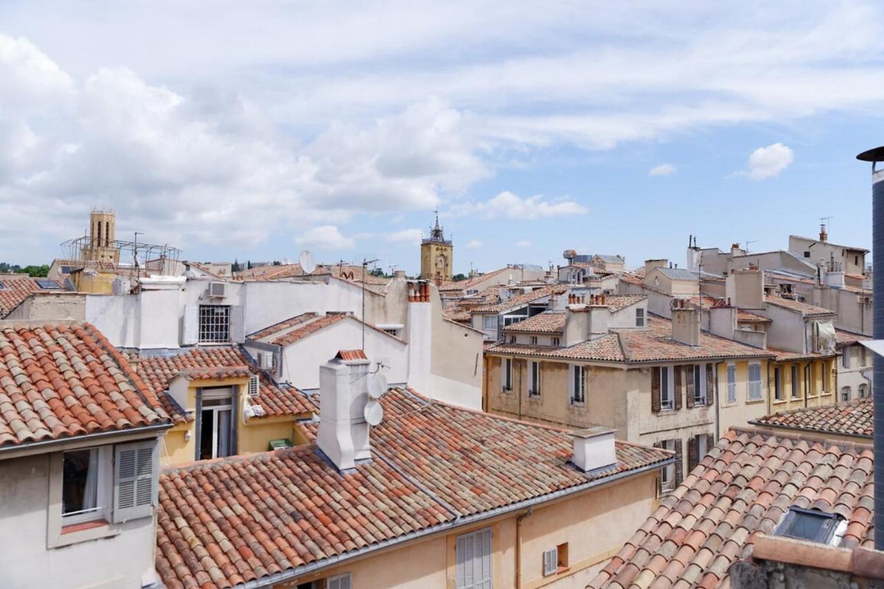 Air-Conditioned Duplex Apartment With Furnished Terrace In The City Center Aix-en-Provence Buitenkant foto