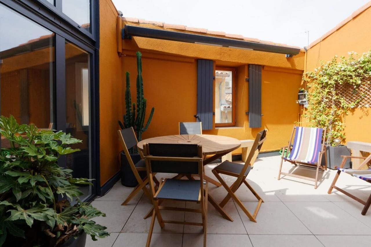 Air-Conditioned Duplex Apartment With Furnished Terrace In The City Center Aix-en-Provence Buitenkant foto